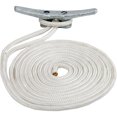 thumbnail image 1 of 0.75 in. x 35 ft. Double Braided Nylon Dock Line, White, 1 of 1
