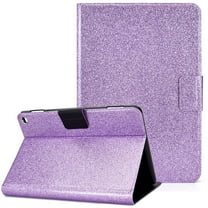 Allytech Case for All-New Fire HD 10 & Fire HD 10 Plus Tablet(11th Generation, 2021 Release), Slim Folding PU Leather Stand Card Slots Cover with Auto Sleep/Wake for Fire HD 10.1" 2021, Purple