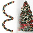 thumbnail image 2 of Christmas Garland, Ongmies Artificial Christmas Wreath Set for Stair, Mantel, and Indoor/Outdoor Decor, Christmas Decorations Indoor, 2 of 9