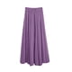 thumbnail image 4 of Faldas de Cintura Elástica para Mujeres Verano Casual Tamaño Grande Lino una Línea Longitud Del Tobillo Sólido, 4 of 9