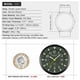 thumbnail image 4 of Relojes para hombres Relojes militares para hombres Reloj militar analógico de cuarzo Relojes de pulsera impermeables para hombres Fecha (carcasa negra, esfera negra, correa de nailon negra) oso de fresa Electrónica, 4 of 5