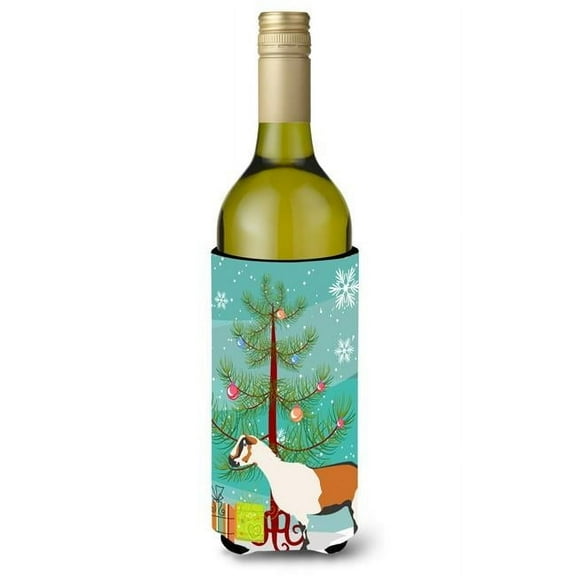Carolines Treasures BB9247LITERK Alpine Goat Christmas Wine Bottle Beverge Insulator Hugger