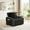 Black, variant on CQSXDA 3-in-1 Sofa Bed in, Convertible Sleeper Chair with Adjustable Pull Out Design for Small Spaces and Living Room, Black
