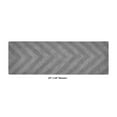 thumbnail image 4 of Better Trends Long Runner Bathroom Rug Extra Soft Non-Slip Bath Mat Water Absorbent 100% Cotton Washable Mat 20" x 60" Gray Hugo Collection, 4 of 6