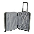 thumbnail image 4 of Protege 3-Piece Hardside Luggage Set With 360 Spinner Wheels and Divider Pockets, Includes Carry-On and 2 Packing Cubes, Sage, 4 of 15