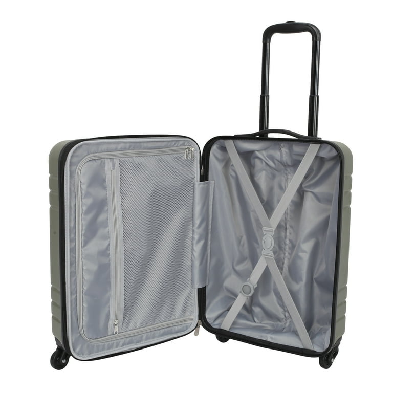 Protege 3-Piece Hardside ABS Luggage Set, Includes 20-Inch Carry