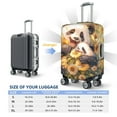 thumbnail image 4 of Yiaed Cute Panda Sunflower Print Travel Luggage Cover Suitcase Protector Fits 18-32 Inch Luggage Wheel Covers Patterned Elastic Luggage Anti-scratch（No luggage）（No luggage）-, 4 of 5