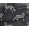 thumbnail image 4 of oneOone Georgette Viscose Fabric Fox Block Print Fabric By Yard 42 Inch Wide, 4 of 4