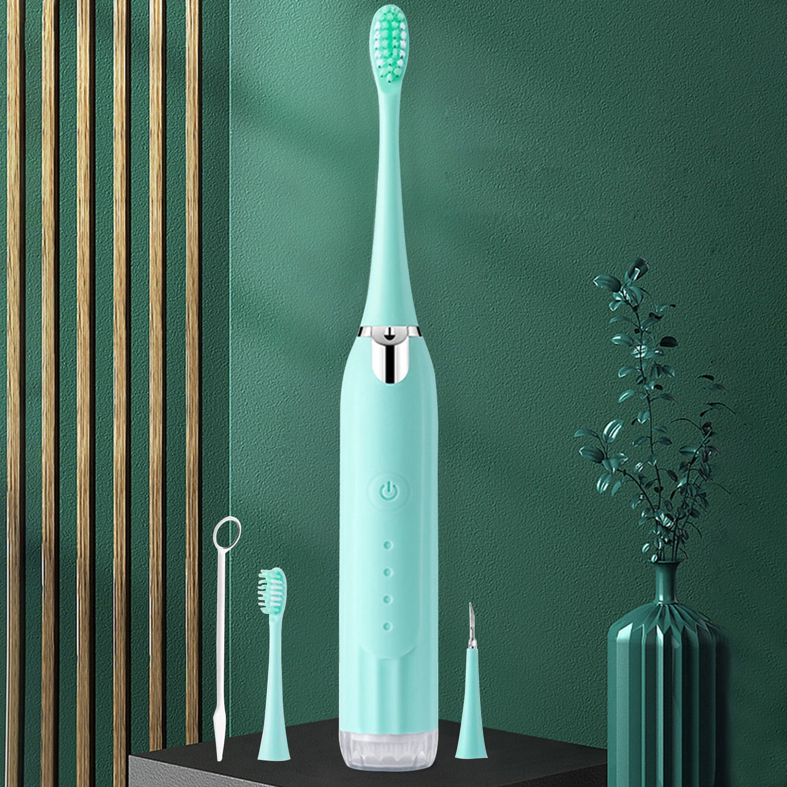 Electric Toothbrush for Adults with 1x Electric Toothbrush, 2x