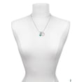 thumbnail image 3 of Delight Jewelry Silvertone Teal Camera To the World You are a Mother Locket Necklace, 3 of 4