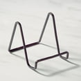 thumbnail image 3 of Tripar 6" Mahogany Painted Square Wire Display Stand for Plates, Artwork, Framed Photographs, 3 of 6