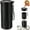 Black, variant on Portable Sunflower Seed Spit Cup with Shell Storage, 3D Printed Compartment Snack Container for Pistachios & Seeds, Mess-Free Snacking for Car, Travel, Baseball Games (White)