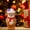 A, variant on ZZkhGO Christmas Glowing Figurine, Colorful Cool Lights Music Rotating Santa Claus Nightlight, Starlit Decoration for Holiday Birthday Gifts