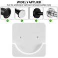 thumbnail image 4 of 4 Pcs Support Adhésif pour Tringle de Douche Support Mural pour Tringle de Douche, Rideau de Douche R, 4 of 5