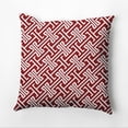 thumbnail image 2 of Simply Daisy 16" x 16" Leeward Key Polyester Indoor/Outdoor Pillow, Red (1 count), 2 of 5