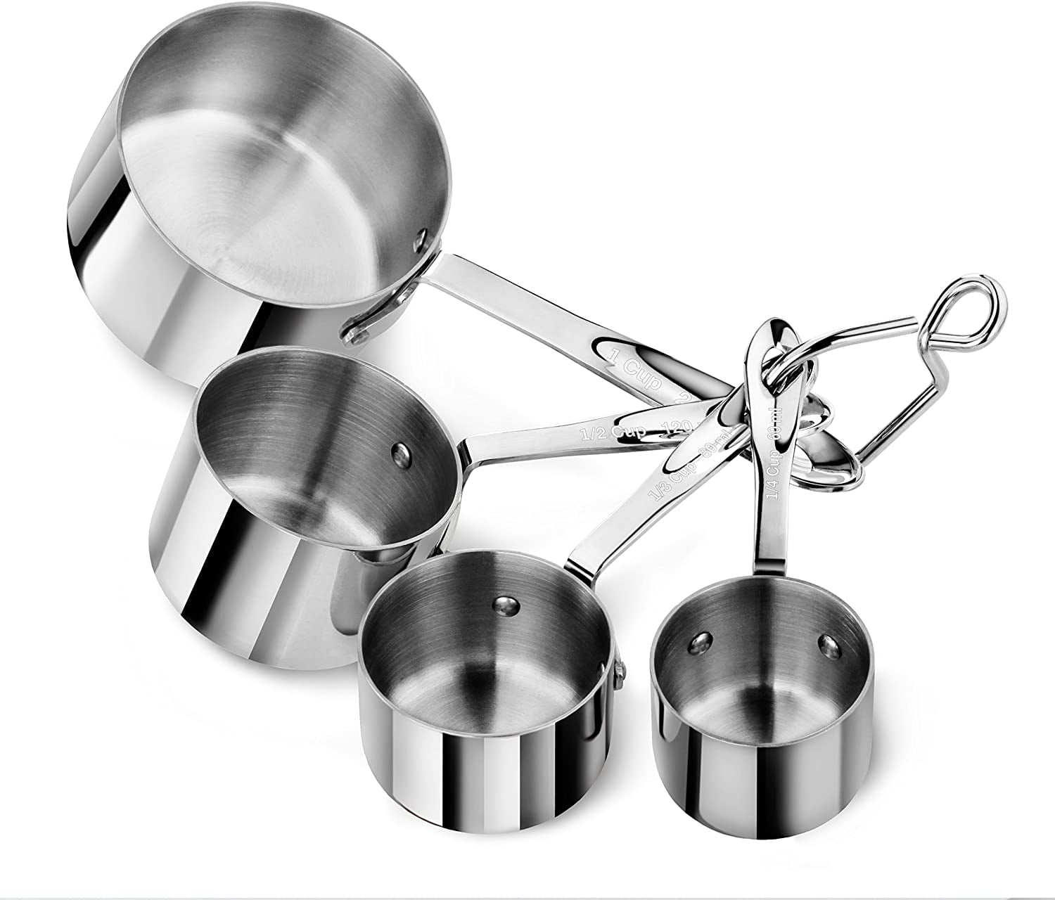 Measuring Cups 18/8 Stainless Steel Measuring Cups 1/8 Cup - Temu