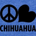 thumbnail image 2 of CafePress - FIN Peace Love Chihuahua - Cute Infant Baby Football Bodysuit, 2 of 3