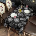 thumbnail image 2 of Pioneer Flower Floral Print Pattern Rectangle Tablecloth 60"x120", Waterproof Polyester Table Cloth, Wipeable Spillproof for Dining Camping Indoor Outdoor, 2 of 6
