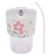 thumbnail image 2 of Vaso de plástico con pajita, 500 ml, 16 oz, vaso de plástico, vaso de plástico para café helado con tapa y pajita, vaso de plástico para café con tapa y pajita, artesanía superior, 2 of 14