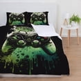 thumbnail image 2 of Esports Style Bedding Set Duvet Cover Dark Green Pillowcase Adult Cool Bedroom Decor Home Bedclothes, 2 of 6