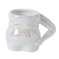 thumbnail image 2 of Taza de té, taza novedosa de cerámica de 400 ml, regalo único y creativo para mamá, taza novedosa para el vientre para Blanco, 2 of 9