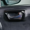 thumbnail image 6 of TINKI ABS Inner Car Look Interior Door Handle Panel Cover Trim Fit for Toyota Tacoma 2016 2017 2018 2019 2020 2021 2022 2023 Interior Door Handle Frame, 6 of 14