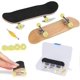 thumbnail image 1 of KAIYANG Patinetas de dedo con mini aleación profesional, plataforma de arce de madera completa y caja amarilla, 1 of 5