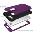 thumbnail image 2 of JTCASES for iPhone 8 Plus Case, Drop Resistant Corners, Wireless Charging, Heavy Duty Shockproof Hybrid Hard PC Bumper, Camera Protection, Skin-feel Anti-scratch Tough Cover, Purple, 2 of 7