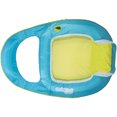 thumbnail image 4 of SwimWays Spring Float Swimming Pool Lounger Chaise Inflatable Floating Chair w/Cup Holder, Aqua & Lime (2 Pack), 4 of 9