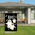 thumbnail image 2 of JOOCAR Halloween Ghosts BOO! Garden Flag for Fall Autumn Home Outdoor Garden Yard Door Decor 12x18 inch, 2 of 3