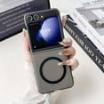 thumbnail image 1 of Magnetic Case for Samsung Galaxy Z Flip 6 Case Clear [Compatible with MagSafe] Slim Luxury Shockproof Protector Cover for Z Flip 6, 1 of 5