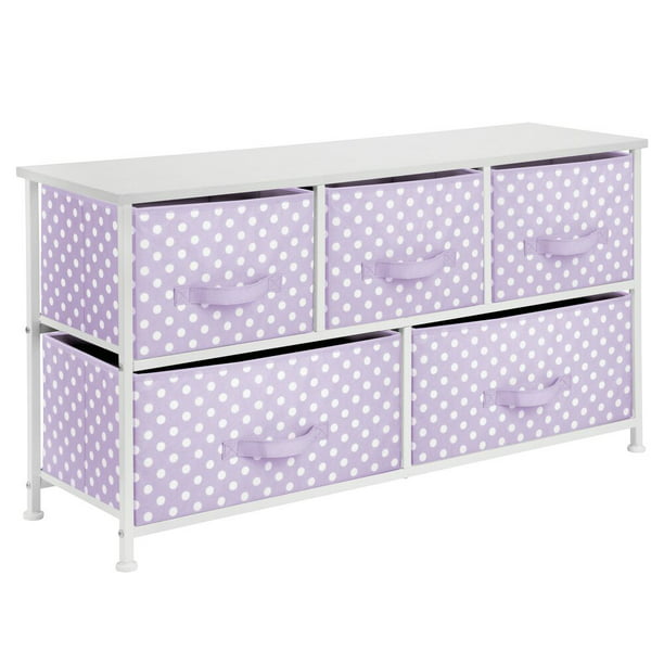 Organizer Cabinet Bins For Bedroom, Light Purple Dresser