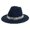Navy, variant on TIANZEN Western Cowboy Hat For Men And Women With Rhinestone Stylish Heart Flat Brim Party Hat Country Dance Accessory Cow Boy Hat Cover