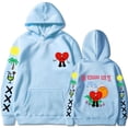 thumbnail image 1 of Sudadera con capucha con estampado de Bad Bunny UN VERANO SIN TI para hombre y mujer, suéter Unisex de gran tamaño, ropa de calle, abrigos, 1 of 4