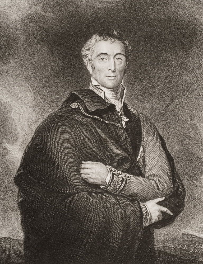 Arthur Wellesley1StDuke Of Wellington1769-1852 British Soldier And Statesman Engraved By HTRyall From The Original By SirThomas LawrenceFrom Englands Battles By Sea And Land By Lieut Col Williams The