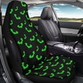 thumbnail image 5 of Binienty Halloween Front Car Seat Covers Waterproof Breathable Bat Print Vehicle Seat Covers Auto Cushions Airbag Compatible for Cars SUV Truck Van, 5 of 8