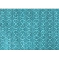 thumbnail image 1 of Ahgly Company Indoor Rectangle Trellis Light Blue Modern Area Rugs, 8' x 12', 1 of 4