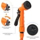 thumbnail image 2 of Manguera de alta presión de 125 pies, color naranja, ideal para lavado de autos y riego de jardines, incluye boquilla de pulverización y conector de grifo., 2 of 6