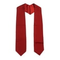 thumbnail image 2 of Travelwant Unisex Adult Graduation Stole Plain Graduation Honor Stole Angled End With Trim Unisex Adult, 2 of 7