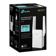 TP-Link BE3200 Wi-Fi 7 Dual-Band, Range Extender with Fast 3.2 Gbps Transfer Rate, Smart Roaming for Seamless Home Wireless Coverage and Direct Connection through Gigabit Ethernet Port – RE3200BE