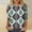Green, variant on Womens Aztec Graphic 3/4 Sleeve Shirts Plus Size Crewneck Blouse Tops Dressy Casual Shirts Ladies Fall Fashion Clothes