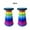 2PCS-Rainbow Blue, variant on 2/3-Pack Collapsible Folding Stools – Portable Telescoping Seats for Camping, Fishing & Indoors, 400lb Capacity, Rainbow Colors