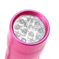 thumbnail image 1 of Lámpara Linterna de luz ultravioleta de mano Mini 12 LED Linterna Equipo de manicura (Rosa roja) JShteea Para estrenar, 1 of 9