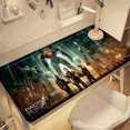 thumbnail image 3 of Pacific Rim alfombrilla de escritorio/mesa extra-grande con base antideslizante de cuero y diseño temático; versátil para escritorios de ordenador, mesas de comedor, etc.60*110cm, 3 of 6