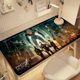 thumbnail image 3 of Pacific Rim alfombrilla de escritorio/mesa extra-grande con base antideslizante de cuero y diseño temático; versátil para escritorios de ordenador, mesas de comedor, etc.40*80cm, 3 of 6