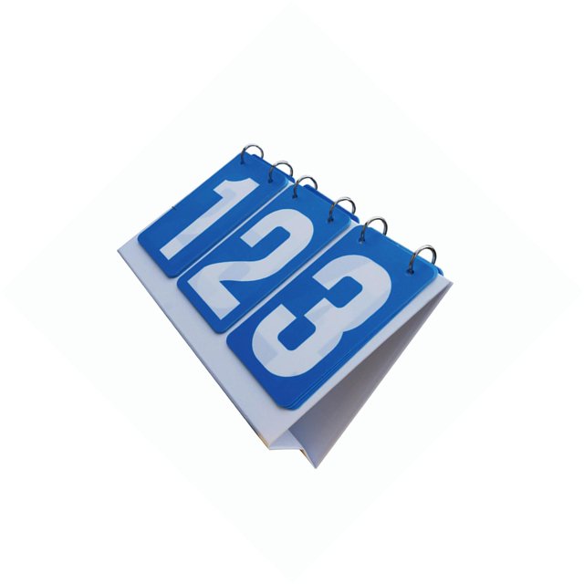 relayinert Tableau de Score à Rabat Portable pour Badminton Vert Bleu 27x16cm