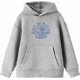 thumbnail image 4 of Gulf of Mexico Forever Vintage Skeleton Youth Heather Gray Long Sleee Hoodie-Small, 4 of 6