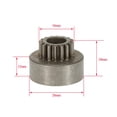 thumbnail image 4 of 02107 Acero 16T RC 1: Campana de Volante de Embrague de Coche Baoblaze Campana de embrague de juguete, 4 of 4