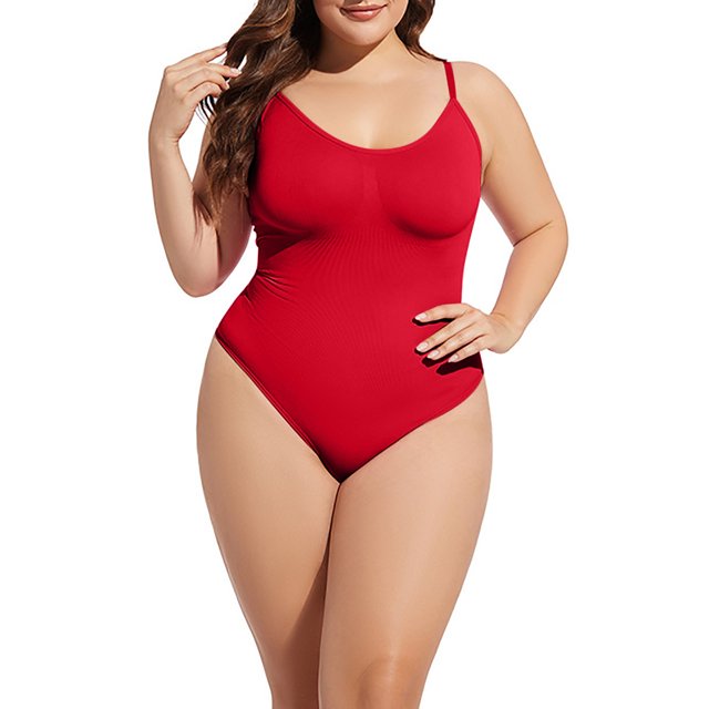 Body de tanga moldeador de cintura alta para mujer