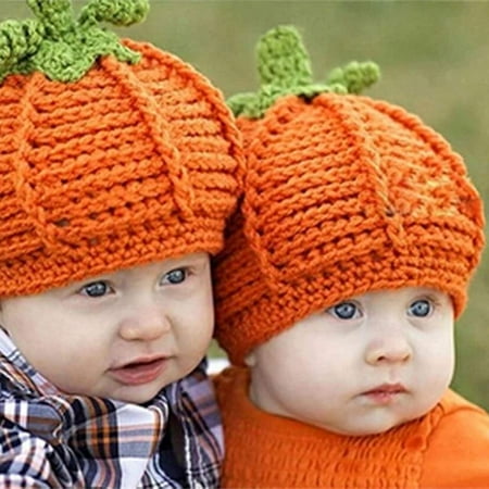 Crochet Pumpkin Hat - cnmodle Cuteborn Baby Halloween Party Pumpkin Hat Crochet Knitted